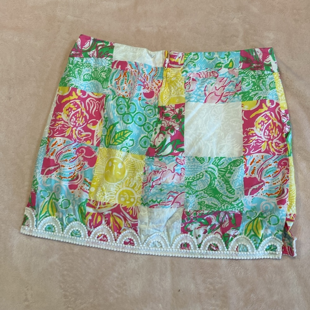 Lilly Pulitzer Size 0 Skort Jellies Be Jamming Lobster Roll Written In The Sun - Picture 2 of 4